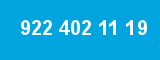 922 402 11 19